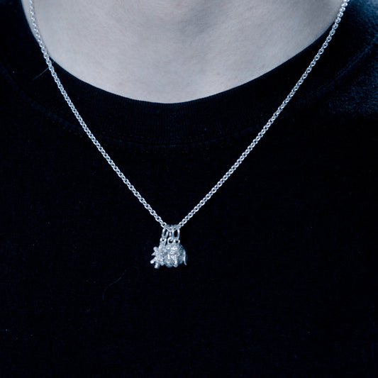 CERBERAL POLISHED Necklace 925 Sterling Silver Chain