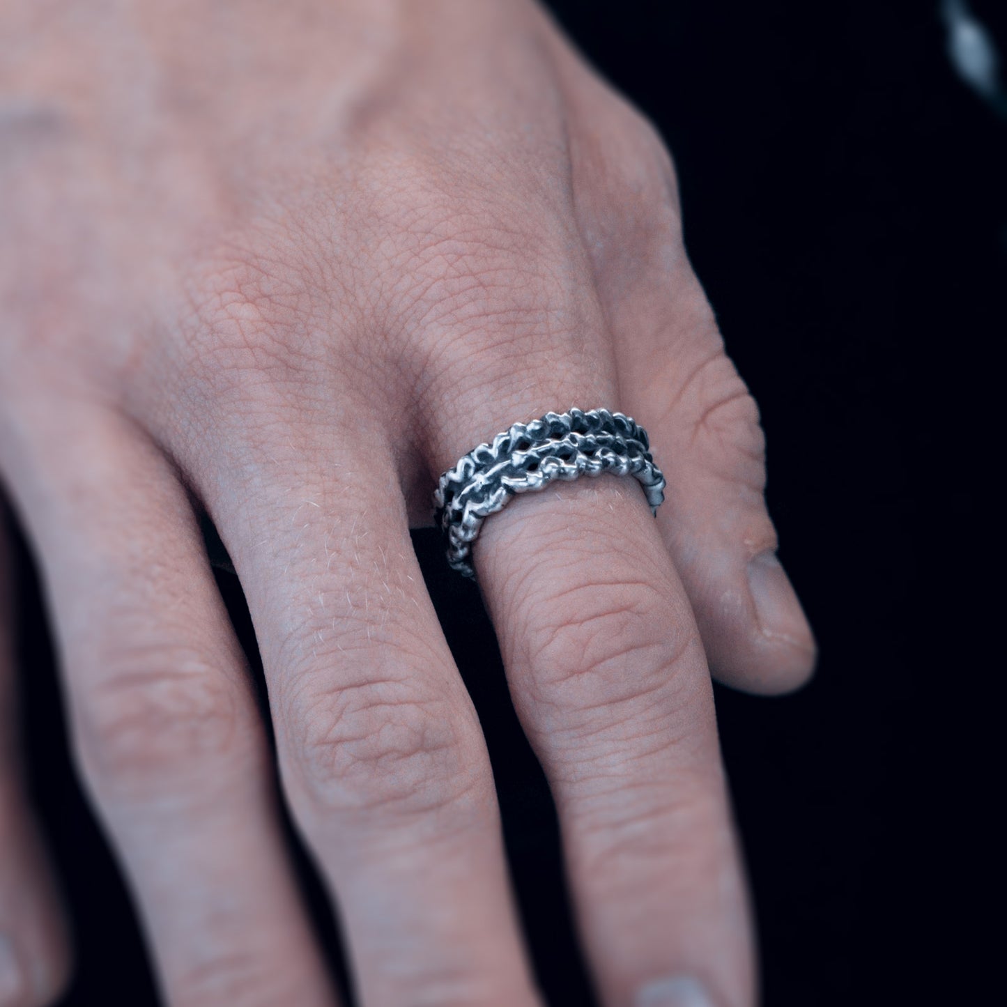 CAVITY Ring 925 Sterling Silver - FRANTIC STUDIO