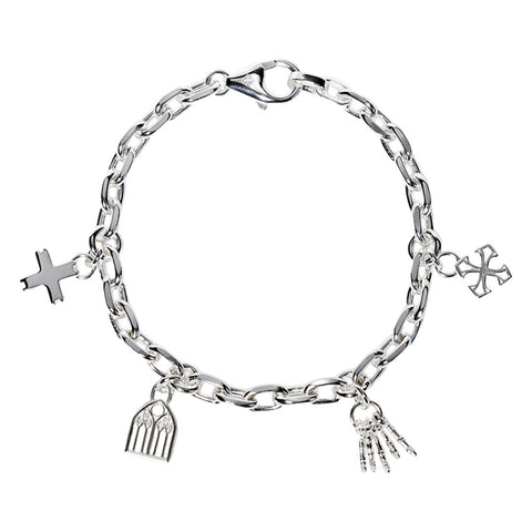 CUFF Charm Bracelet | 925 Sterling Silver