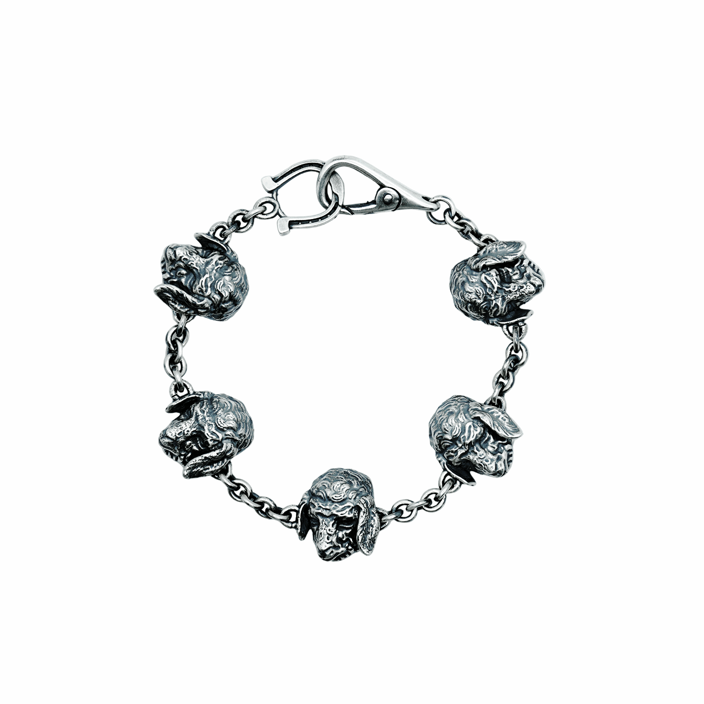 OPILIORA 925 Sterling Silver Sheep Head Bracelet – Made to Order | FRANTIC