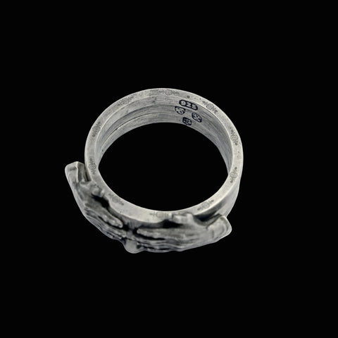 AUGENÖFFNER one of one ring in 925 sterling silver, further product view