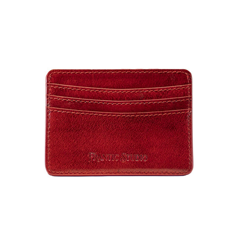 CHURCH WINDOW Cardholder | 100% Genuine Top Grain Leather