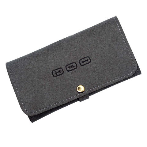 EMBOSSED Frantic Travel Pouch - Protective fabric bag for jewelry storage and travel by frantic studio