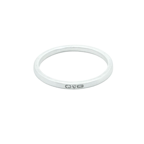 HALLMARK rings in matt 925 sterling silver, further product view