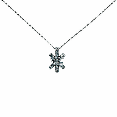 VITIOSUS oxidized 925 sterling silver chain necklace, further product view