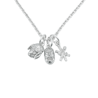 CERBERAL POLISHED Necklace 925 Sterling Silver Chain