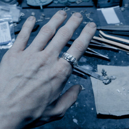 GRILLZ POLISHED 925 Sterling Silver Ring