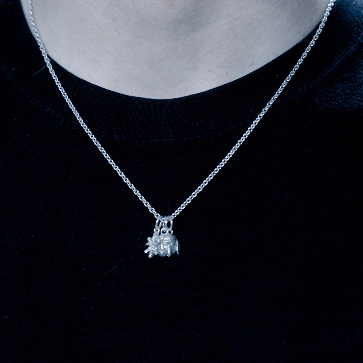 CERBERAL POLISHED Necklace 925 Sterling Silver Chain