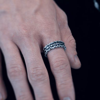 CAVITY Ring 925 Sterling Silver - FRANTIC STUDIO 