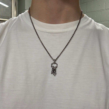 WARDEN CHAIN - FRANTIC STUDIO WARDEN 925 Sterling Silver Chain Necklace – Made to Order | FRANTIC