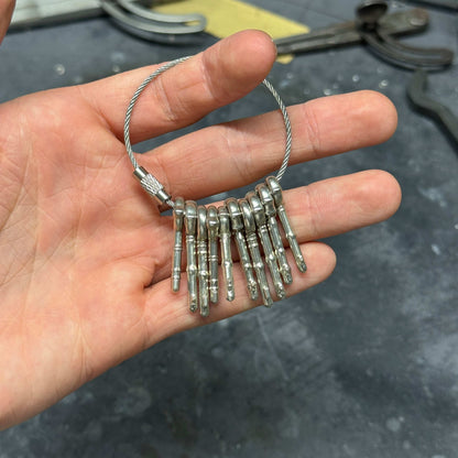 FACILITY MANAGER 925 Sterling Silver Keychain – Made to Order | FRANTIC