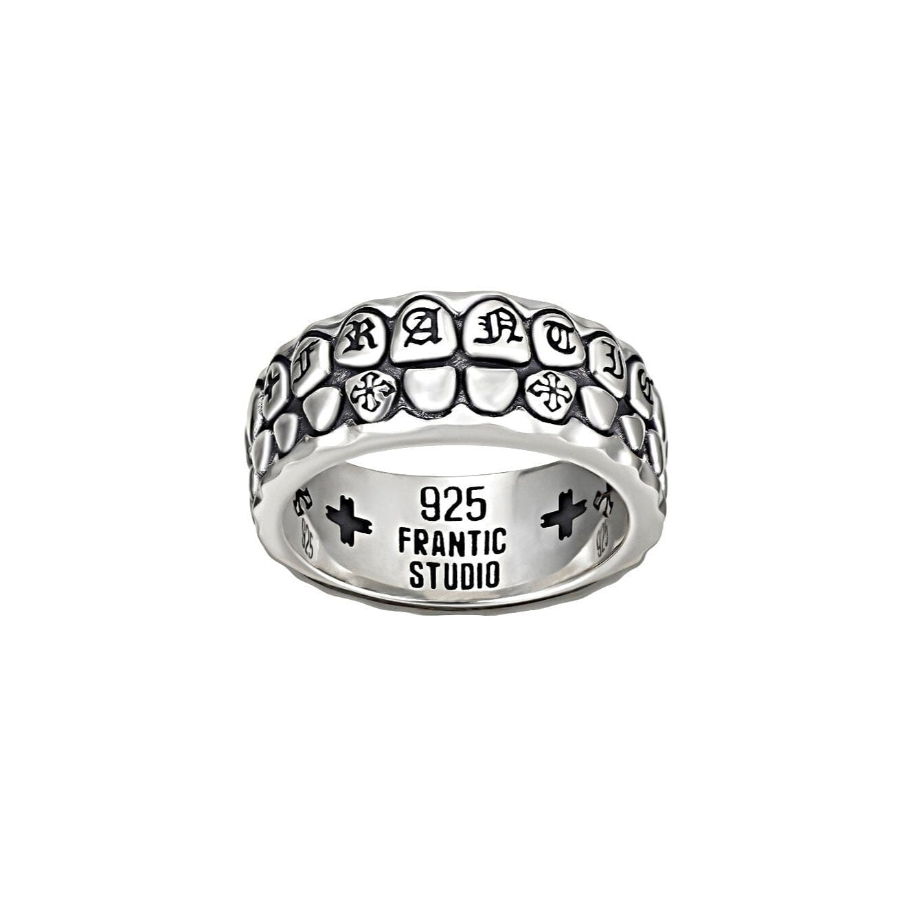 BITE Teeth Ring | Oxidized 925 Sterling Silver