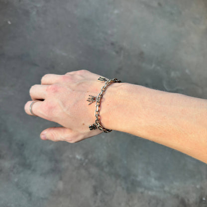 Cuff Bracelet 925. Silver - FRANTIC STUDIO 