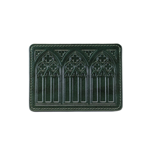 CHURCH WINDOW Cardholder | 100% Genuine Top Grain Leather