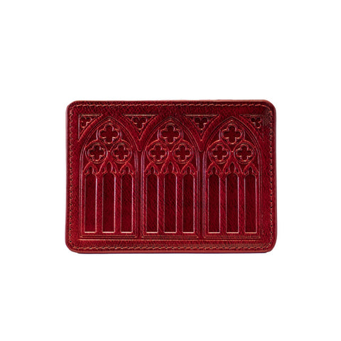 CHURCH WINDOW Cardholder | 100% Genuine Top Grain Leather