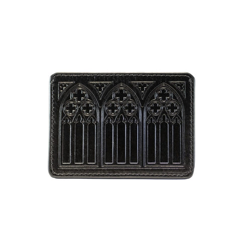 CHURCH WINDOW Cardholder | 100% Genuine Top Grain Leather