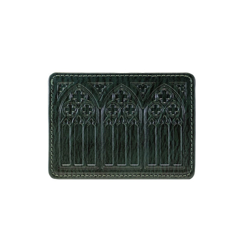 CHURCH WINDOW Cardholder | 100% Genuine Top Grain Leather