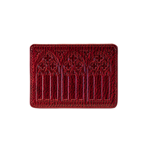 CHURCH WINDOW Cardholder | 100% Genuine Top Grain Leather