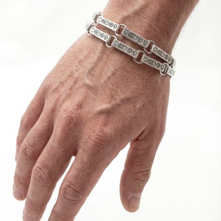 HALLMARK FUNDAMENTAL Bracelet – Matt 925 Sterling Silver – FRANTIC