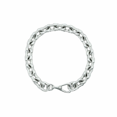 Massive handmade 925 Sterling Silver bracelet model INFINITUS heavy version by frantic studio