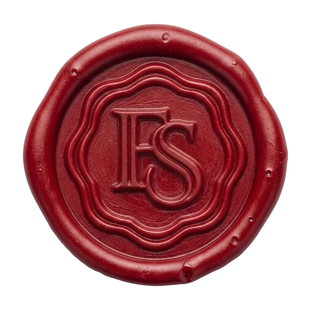 Wax seal FRANTIC STUDIO LOGO 