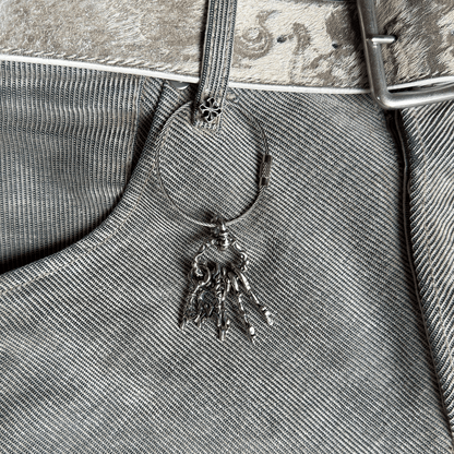WARDEN 925 Sterling Silver Keychain – Made to Order