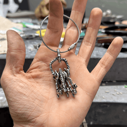 WARDEN 925 Sterling Silver Keychain – Made to Order