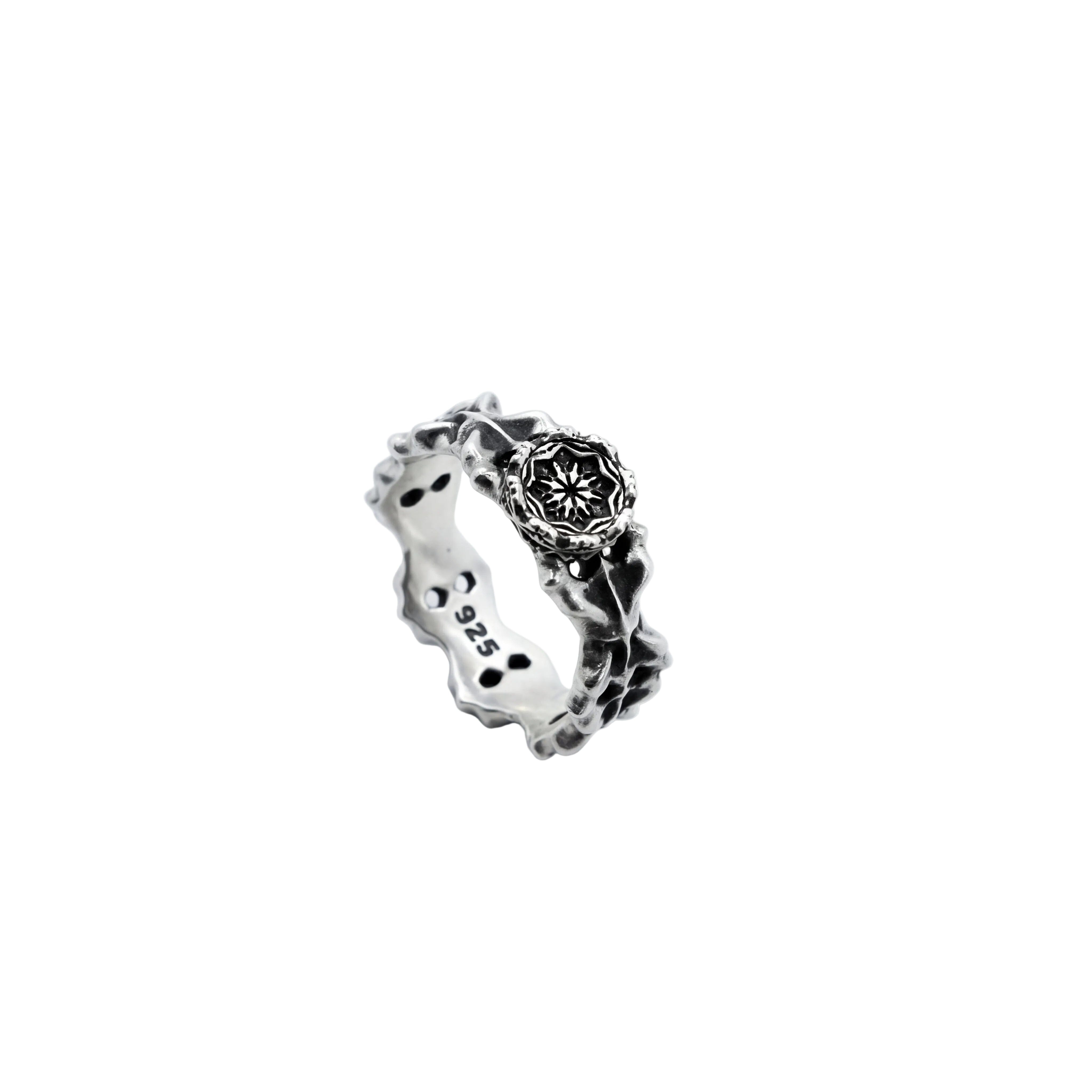 Handmade Oxidized 925 Silver Ring 